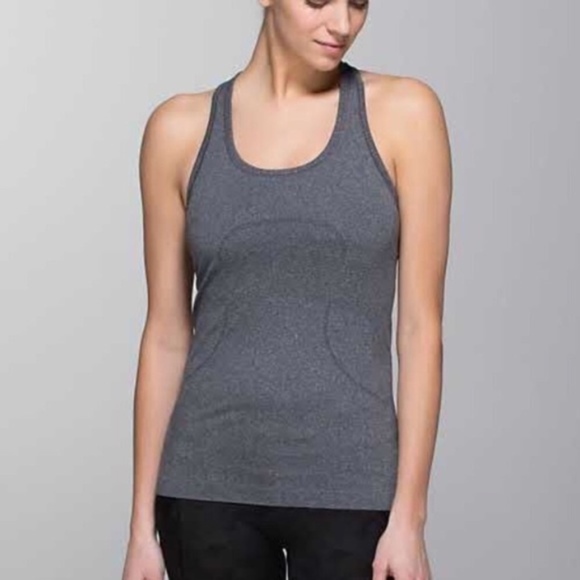 lululemon athletica Tops - ❤Lululemon Run Swiftly Gray Racerback Tank Top